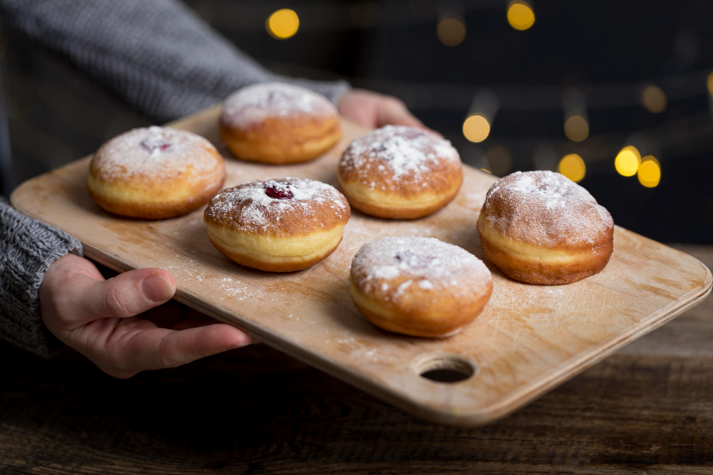 pączki słodkie wypieki